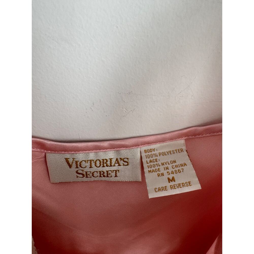 Victoria's Secret Pink Satin Lace Slip Chemise - Picture 3 of 9